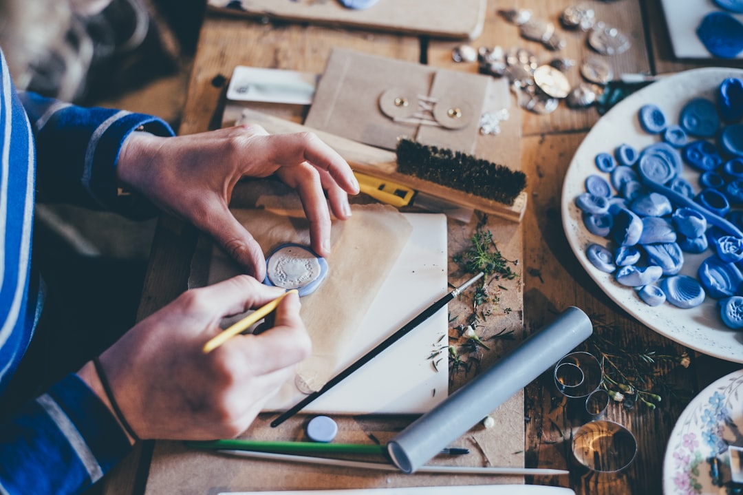 Saddle stitch tools laid out